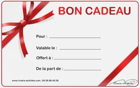 cheque cadeau